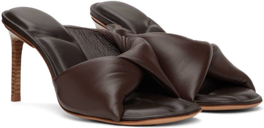 Jacquemus Brown 'Les Mules Bagnu' Heeled Sandals