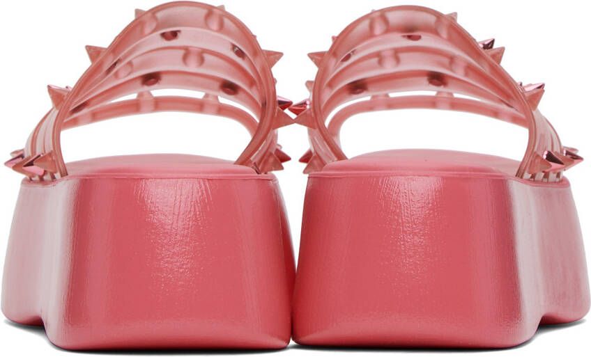 Jean Paul Gaultier Pink Melissa Edition Becky Punk Love Sandals