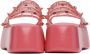 Jean Paul Gaultier Pink Melissa Edition Becky Punk Love Sandals - Thumbnail 2
