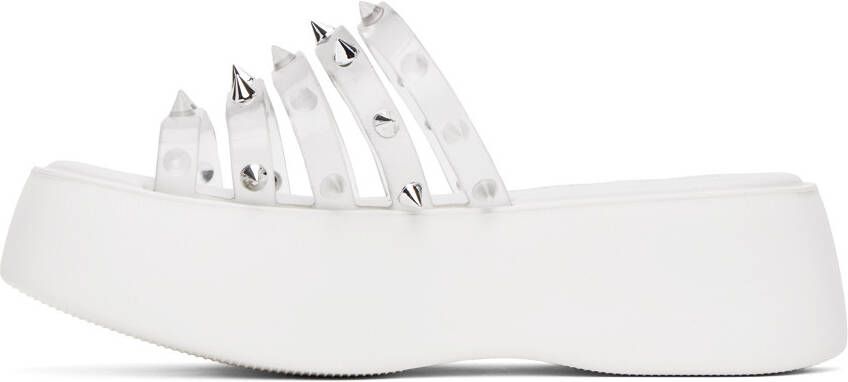 Jean Paul Gaultier White Melissa Edition Becky Punk Love Sandals