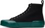 Jil Sander Black & Green High-Top Sneakers - Thumbnail 3