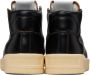 Jil Sander Black High-Top Sneakers - Thumbnail 2