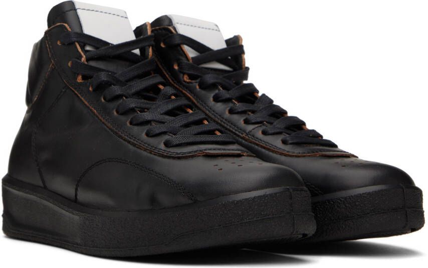 Jil Sander Black Lace-Up Sneakers