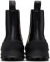 Jil Sander Black Leather Ankle Boots - Thumbnail 2