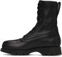 Jil Sander Black Leather Boots - Thumbnail 3