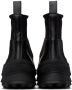Jil Sander Black Leather Chelsea Boots - Thumbnail 2