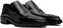 Jil Sander Black Leather Loafers - Thumbnail 4