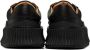 Jil Sander Black Leather Platform Sneakers - Thumbnail 2