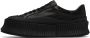 Jil Sander Black Leather Platform Sneakers - Thumbnail 3