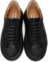 Jil Sander Black Leather Platform Sneakers - Thumbnail 5