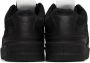 Jil Sander Black Leather Sneakers - Thumbnail 2