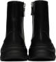 Jil Sander Black Zip Boots - Thumbnail 2