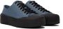 Jil Sander Blue Platform Sneakers - Thumbnail 4
