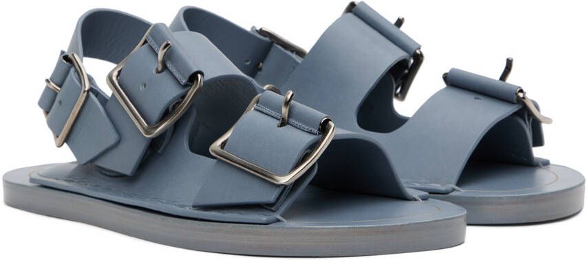 Jil Sander Blue Slingback Sandals