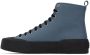 Jil Sander Blue High-Top Sneakers - Thumbnail 3