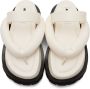 Jil Sander Off-White Oversize Strap and Sole Sandals - Thumbnail 5