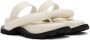 Jil Sander Off-White Oversize Strap Platform Sandals - Thumbnail 4