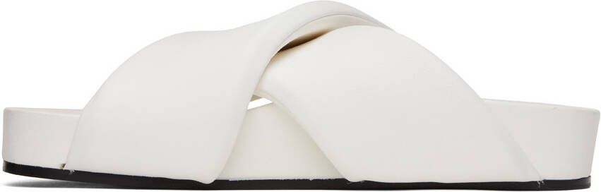 Jil Sander Off-White Padded Slides