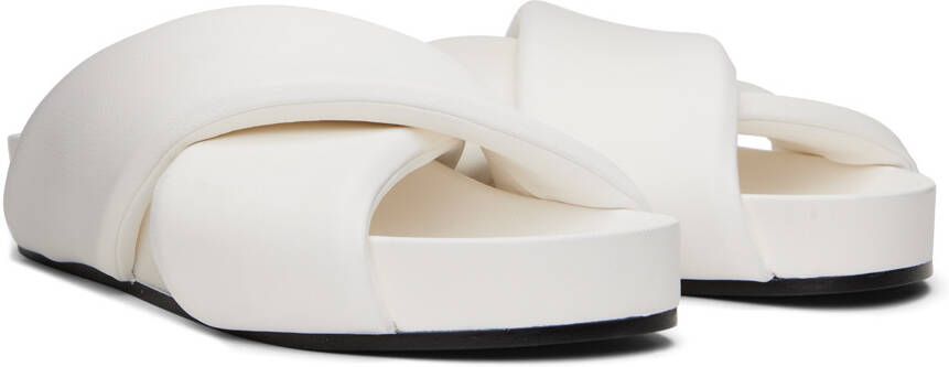 Jil Sander Off-White Padded Slides