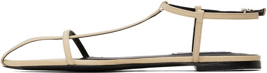 Jil Sander Off-White Pointed Toe Sandals
