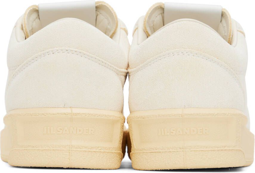Jil Sander Off-White Suede Sneakers