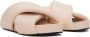 Jil Sander Pink Oversized Wrapped Sandals - Thumbnail 4