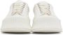 Jil Sander White Canvas Platform Sneakers - Thumbnail 2