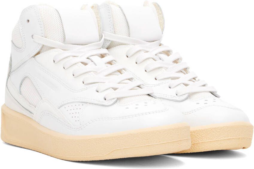 Jil Sander White High-Top Sneakers