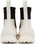 Jil Sander White Leather Chelsea Boots - Thumbnail 2