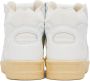 Jil Sander White Leather High Top Sneakers - Thumbnail 2