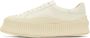 Jil Sander White Leather Platform Sneakers - Thumbnail 3