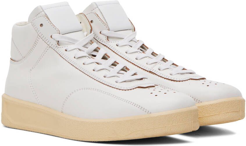 Jil Sander White Leather Sneakers
