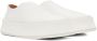 Jil Sander White Slip-On Platform Sneakers - Thumbnail 3