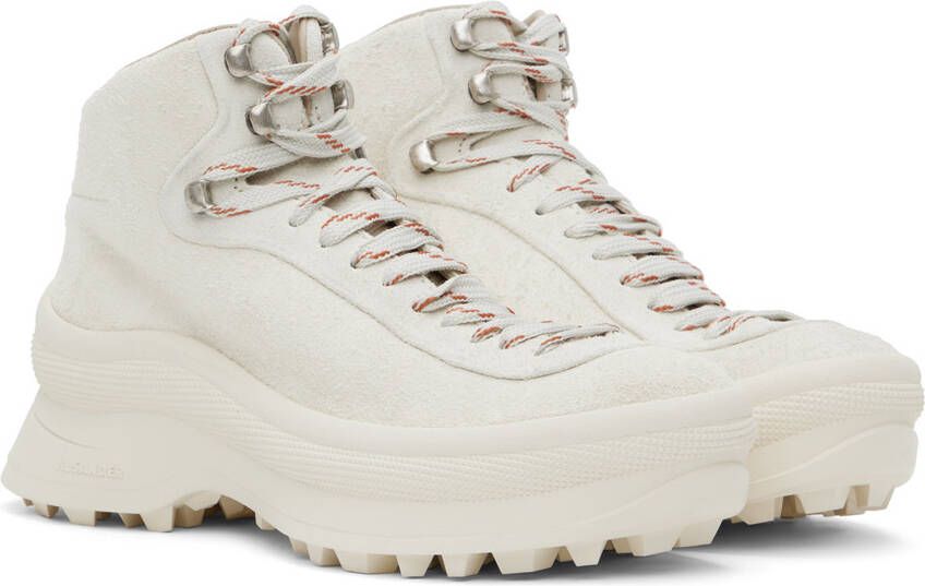 Jil Sander White Trail Boots