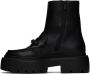 Jimmy Choo Black Bryer Flat Ankle Boots - Thumbnail 3