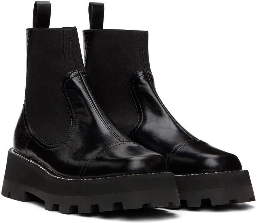 Jimmy Choo Black Clayton Boots