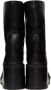 Jimmy Choo Black Leather Yola 80 Boots - Thumbnail 4