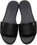 Jimmy Choo Black Minea Flat Sandals - Thumbnail 4