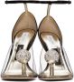 Jimmy Choo Black Mugler Edition Plexi Heeled Sandals - Thumbnail 2