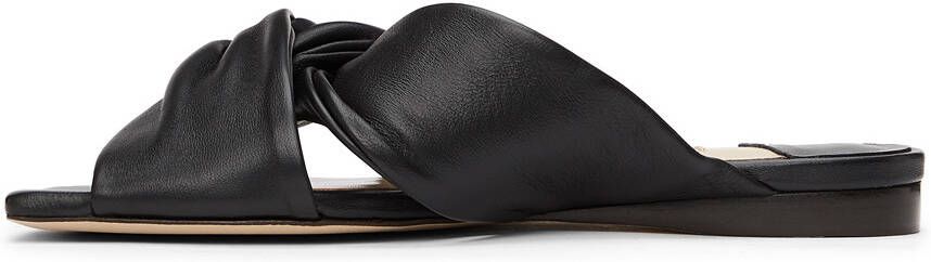 Jimmy Choo Black Narisa Flat Sandals