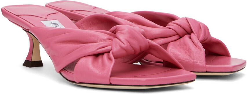 Jimmy Choo Pink Avenue Heeled Sandals