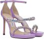 Jimmy Choo Purple Bing 100 Heeled Sandals - Thumbnail 4