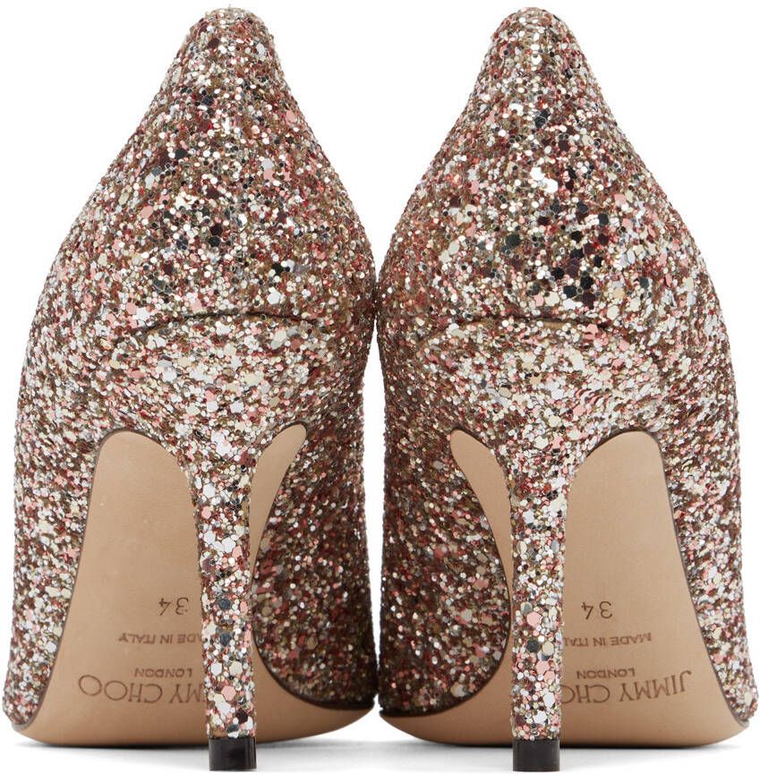 Jimmy Choo Love 85mm glitter-detail pumps Pink - Picture 5