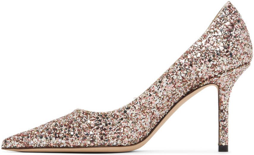 Jimmy Choo Love 85mm glitter-detail pumps Pink - Picture 6