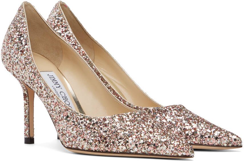 Jimmy Choo Love 85mm glitter-detail pumps Pink - Picture 7