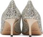 Jimmy Choo Silver Romy 60 Heels - Thumbnail 2