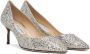 Jimmy Choo Silver Romy 60 Heels - Thumbnail 4