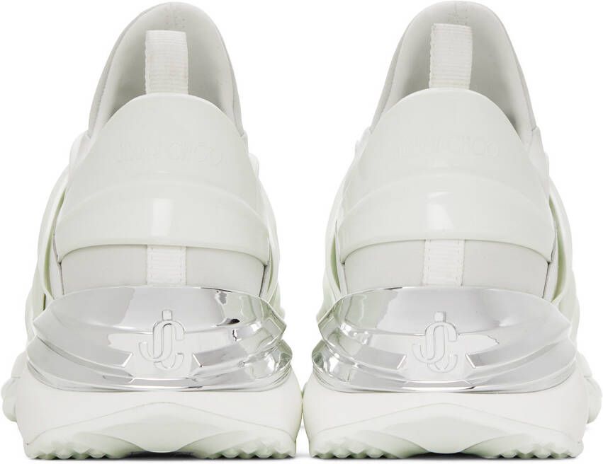 Jimmy Choo White Cosmos Sneakers