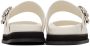 Jimmy Choo White Marga Flat Sandals - Thumbnail 4