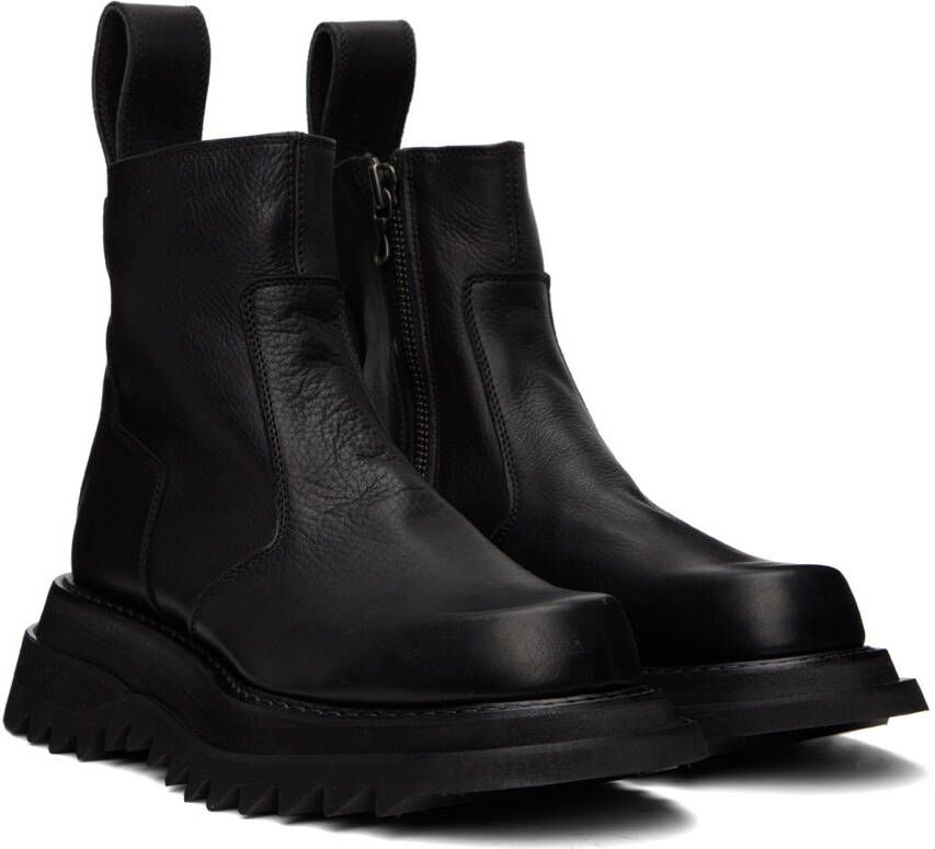 Julius Black Side Zip Boots
